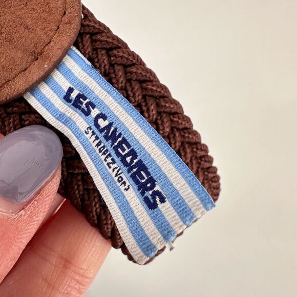 Les Canebiers Mens Braided Brown Belt Size Large‎ - Picture 4 of 14